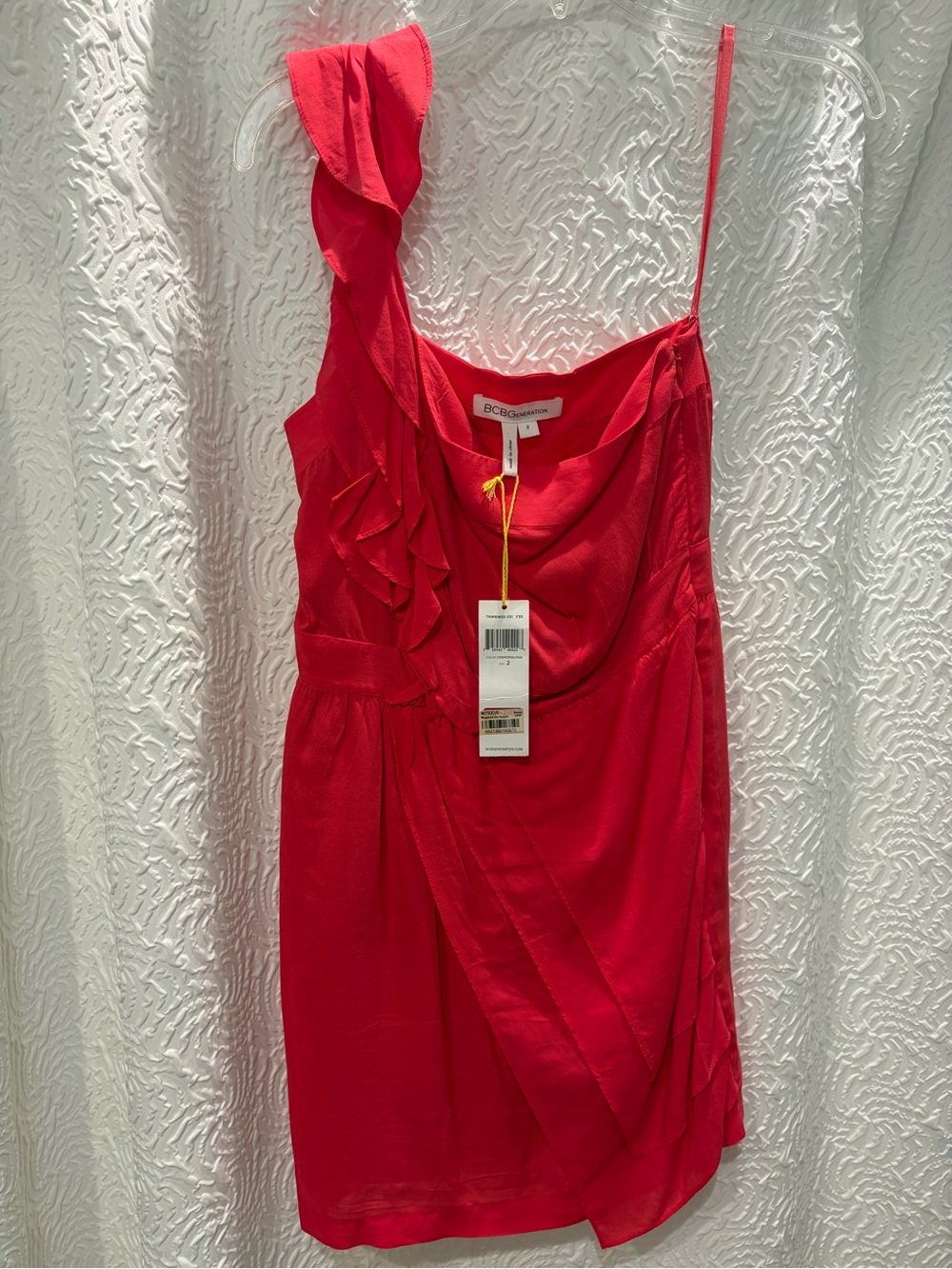 NWT Women’s BCBG coral dress size Small